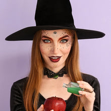 Load image into Gallery viewer, Resting Witch Face Halloween Temporary Tattoos