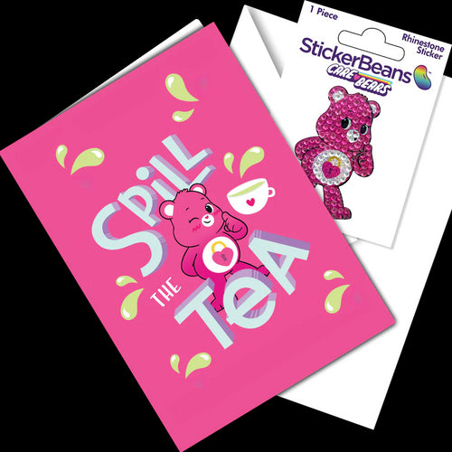 Spill the Tea Stickerbean Card