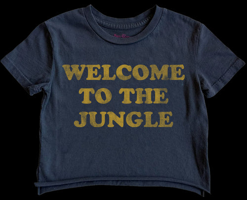 Welcome to the Jungle Crop Tee