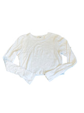 Load image into Gallery viewer, Long Sleeve Slub Crop Tee