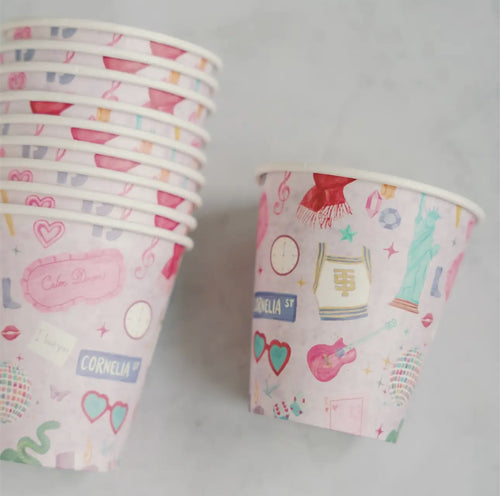 Taylor Swift Paper Cup Pack of 10