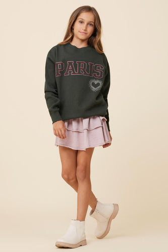 Paris Oversized Crewneck Sweatshirt