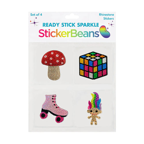 Retro Stickerbeans Set of 4