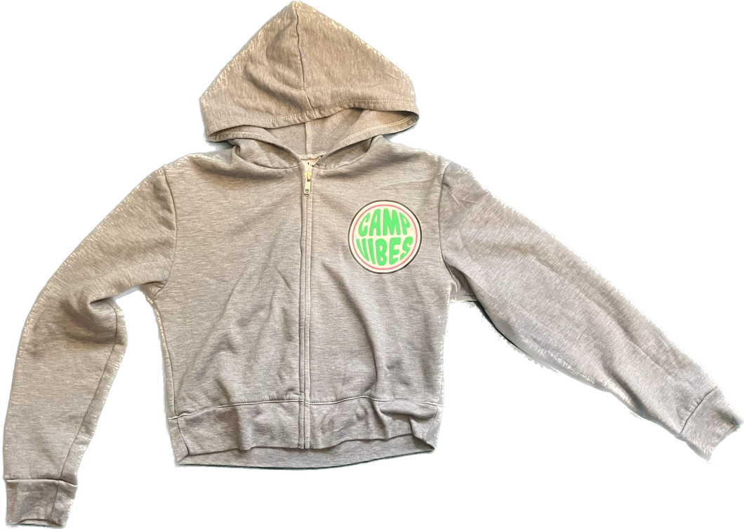 Camp Vibes Zip Up Hoodie