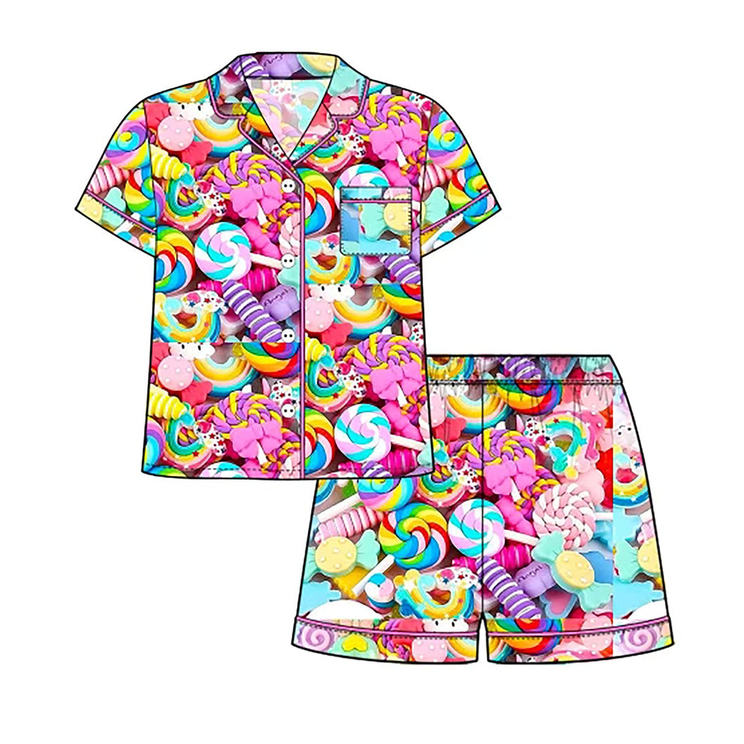 Candy Print Bamboo Loungewear Set