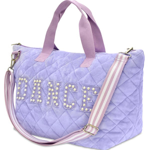 Love to Dance Quilted Overnight Bag