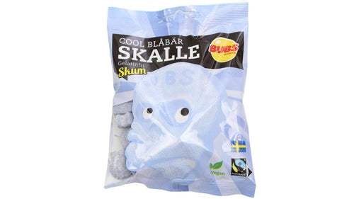 Bubs Cool Blueberry Foam Skulls 90g