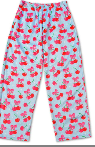 Cheerful Cherries Plush Pants