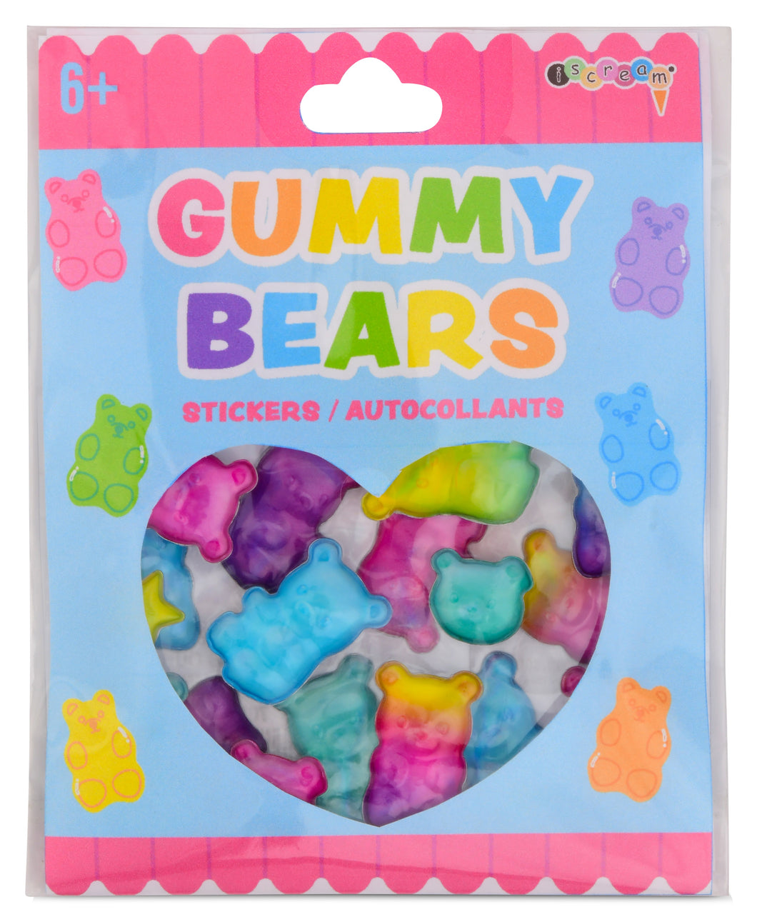 Gummy Bear Gel Stickers