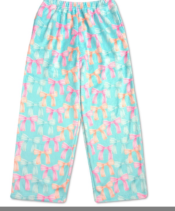 Beautiful Bows Plush Pants