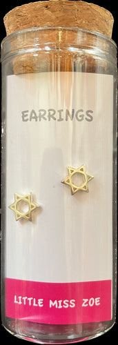 Star of David Stud Earrings