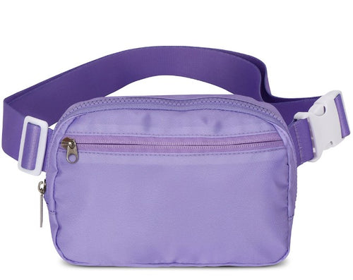 Lavender Nylon Belt Bag