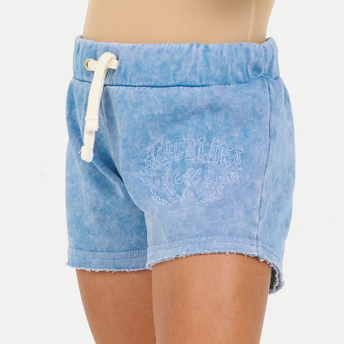 Washed Blue Barcelona Short