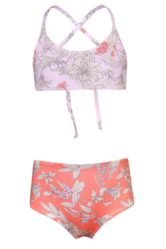 Garden Coral Highs and Lows Swimwear