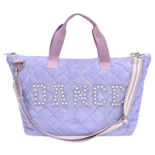 Load image into Gallery viewer, Love to Dance Quilted Overnight Bag