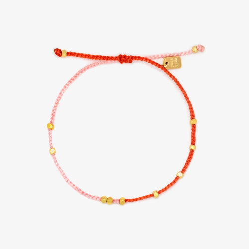 Pink and Red Two Tone Bracelet