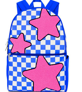 Star Checkerboard Backpack