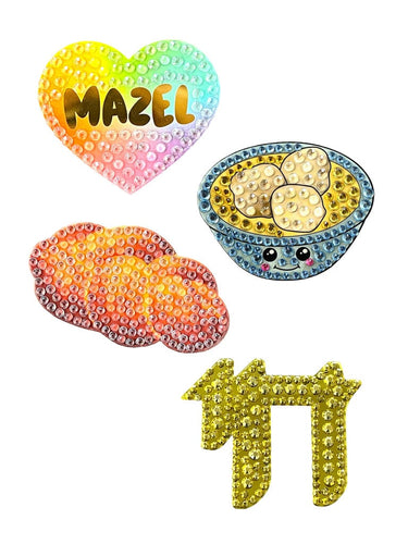 Mazel Collection Set of 4 Stickerbeans