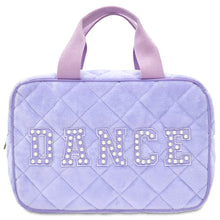 Load image into Gallery viewer, Love to Dance Quilted Large Cosmetic Bag