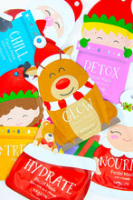 Load image into Gallery viewer, Santa&#39;s Squad 6 Piece Sheet Mask Set