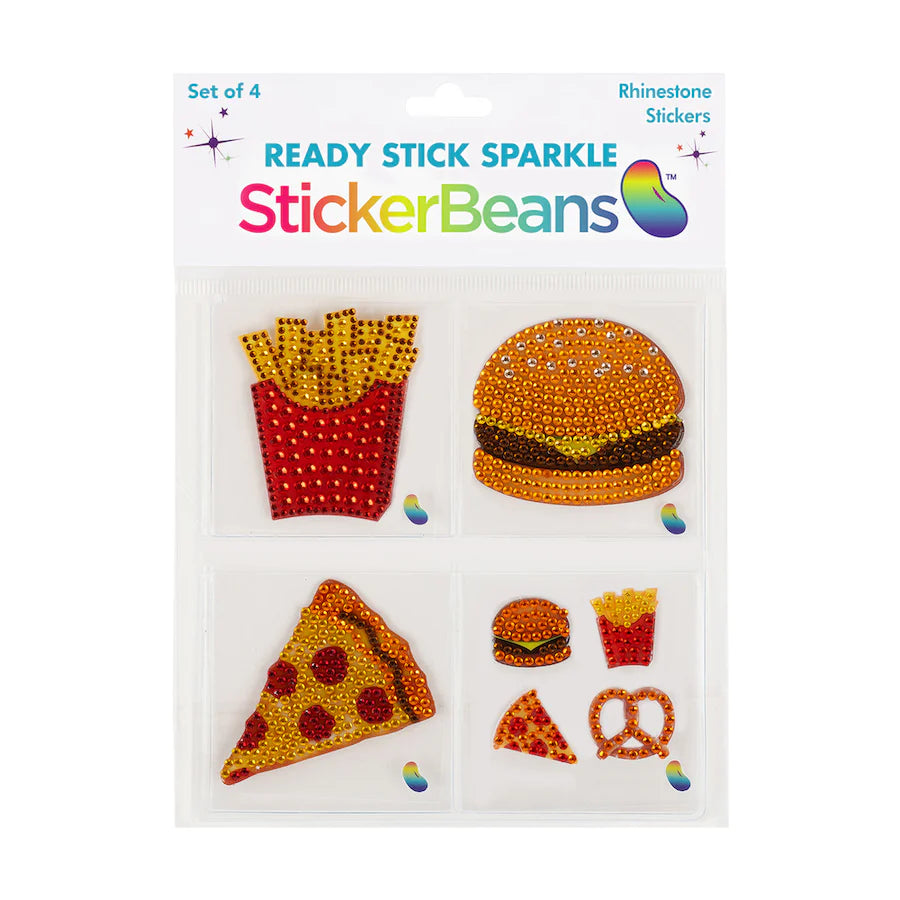 Foodie Set of 4 Stickerbeans