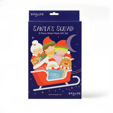 Load image into Gallery viewer, Santa&#39;s Squad 6 Piece Sheet Mask Set