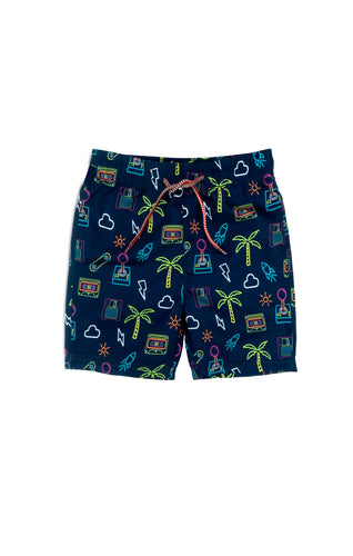 Mid Length Swim Trunks