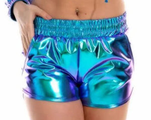 Metallic Running Shorts