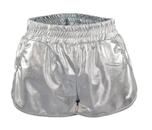 Metallic Running Shorts