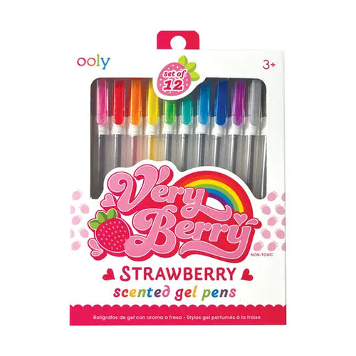 Very Berry Scented Glitter Gel Pens