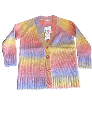 LS Rainbow Cardigan