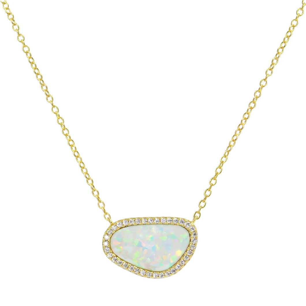 Pebble Opal Necklace
