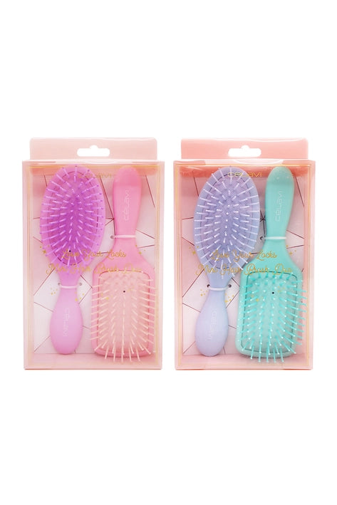 Mini Hair Brush Duo