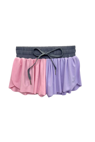 Pastel Color Block Farrah Short