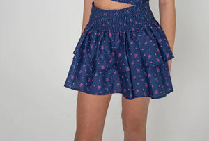 Navy Polka Dot Jules Skirt