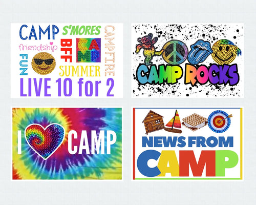 Stickerbeans Print Camp Postcards